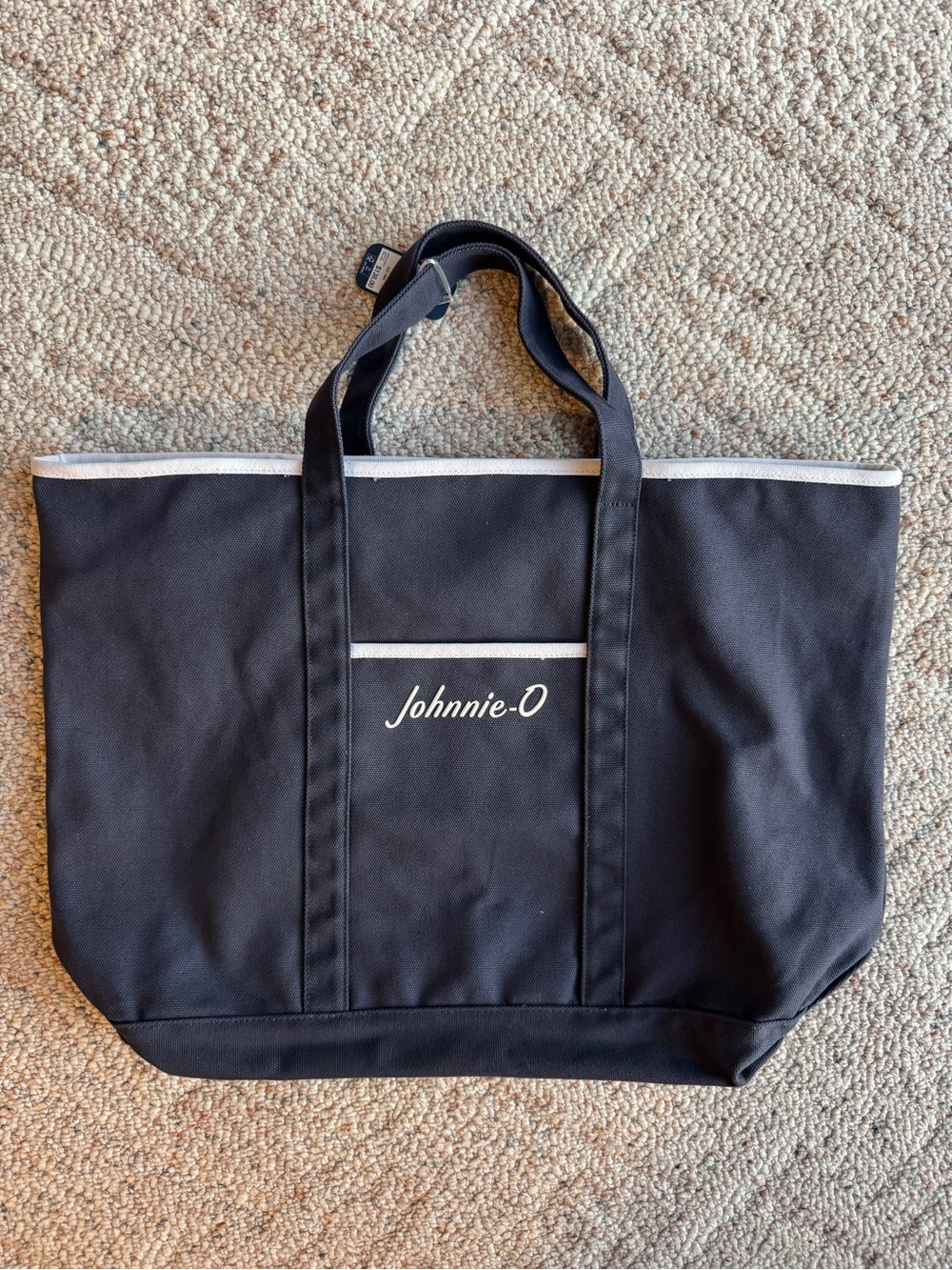 NWT Johnnie-O Logo Signature Tote Navy